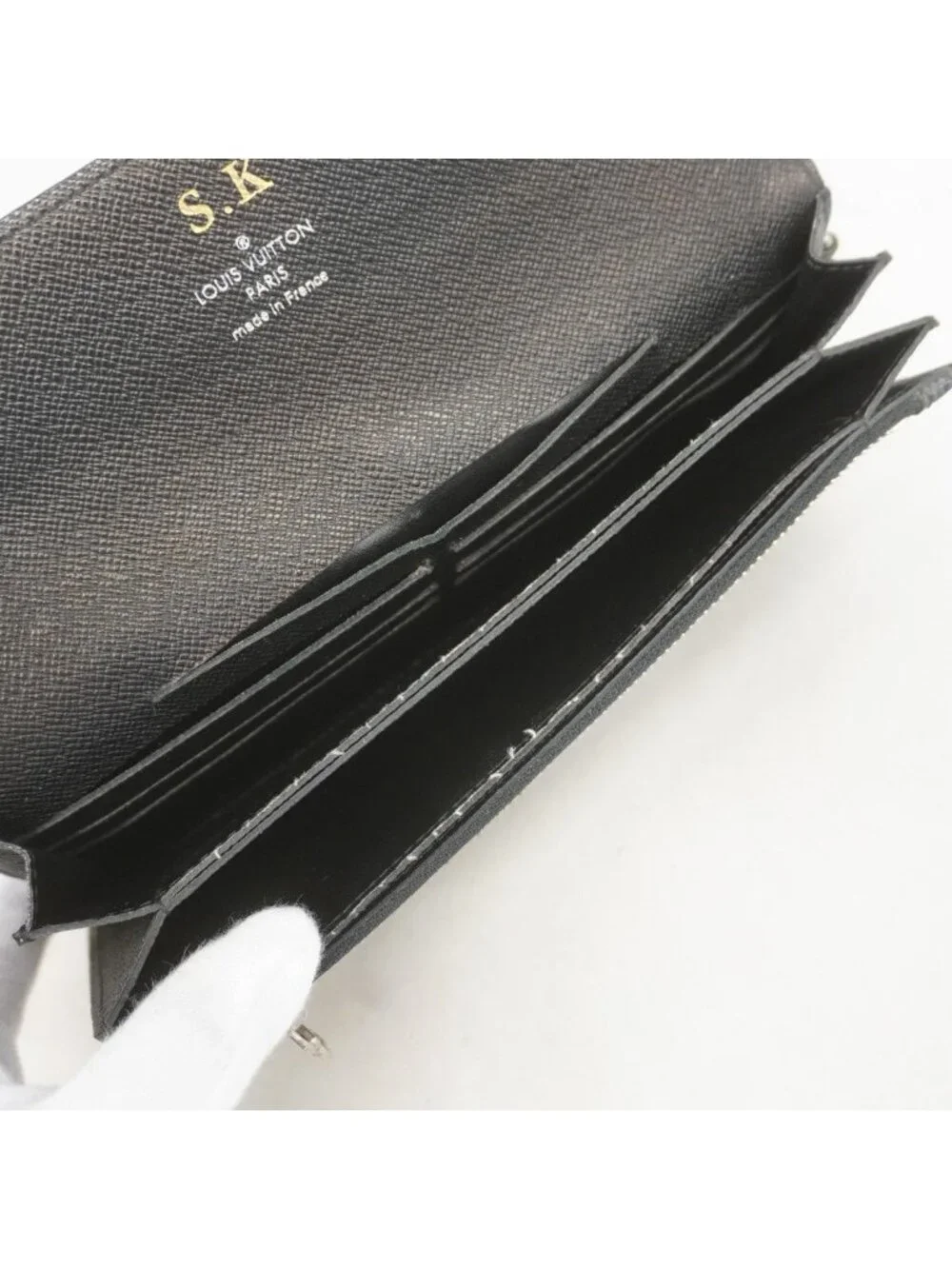 Louis Vuitton Wallet Damier Graphite Portefeuille Accordeon Black Gray